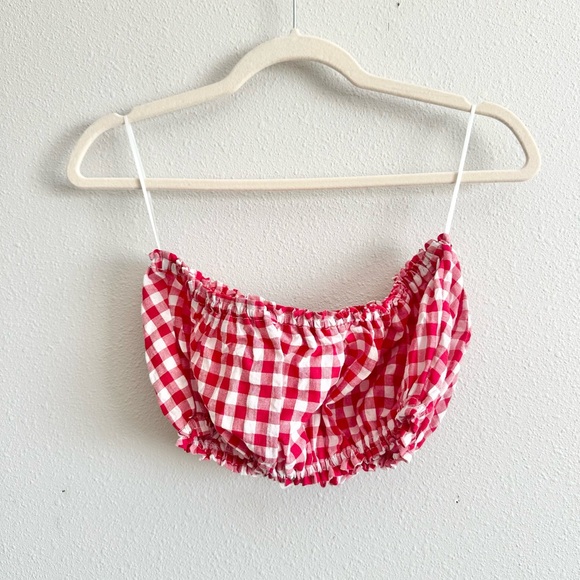 NWT Anthropologie Mable Gingham Smocked Set Size Medium - Picture 6 of 11